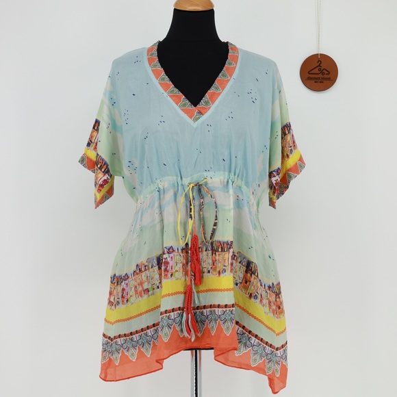 Sundance Tops - SUNDANCE Silk Tunic With Pockets